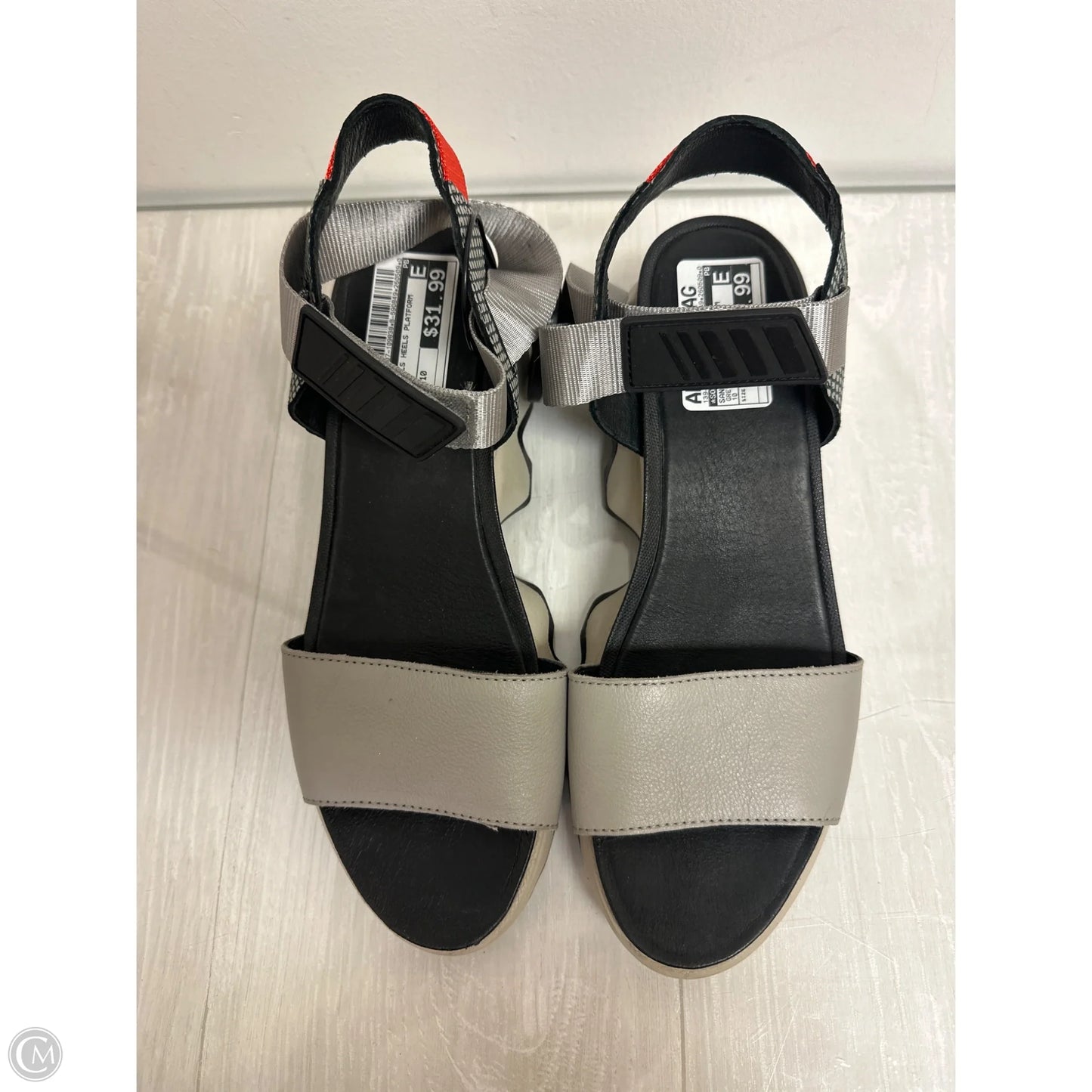 Sandals Heels Platform By Sorel In Grey, Size: 10
