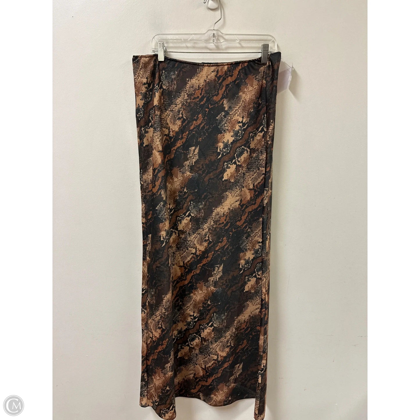 Skirt Maxi By Asos In Snakeskin Print, Size: 12