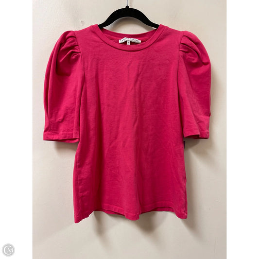 Top Short Sleeve By English Factory In Pink, Size: S