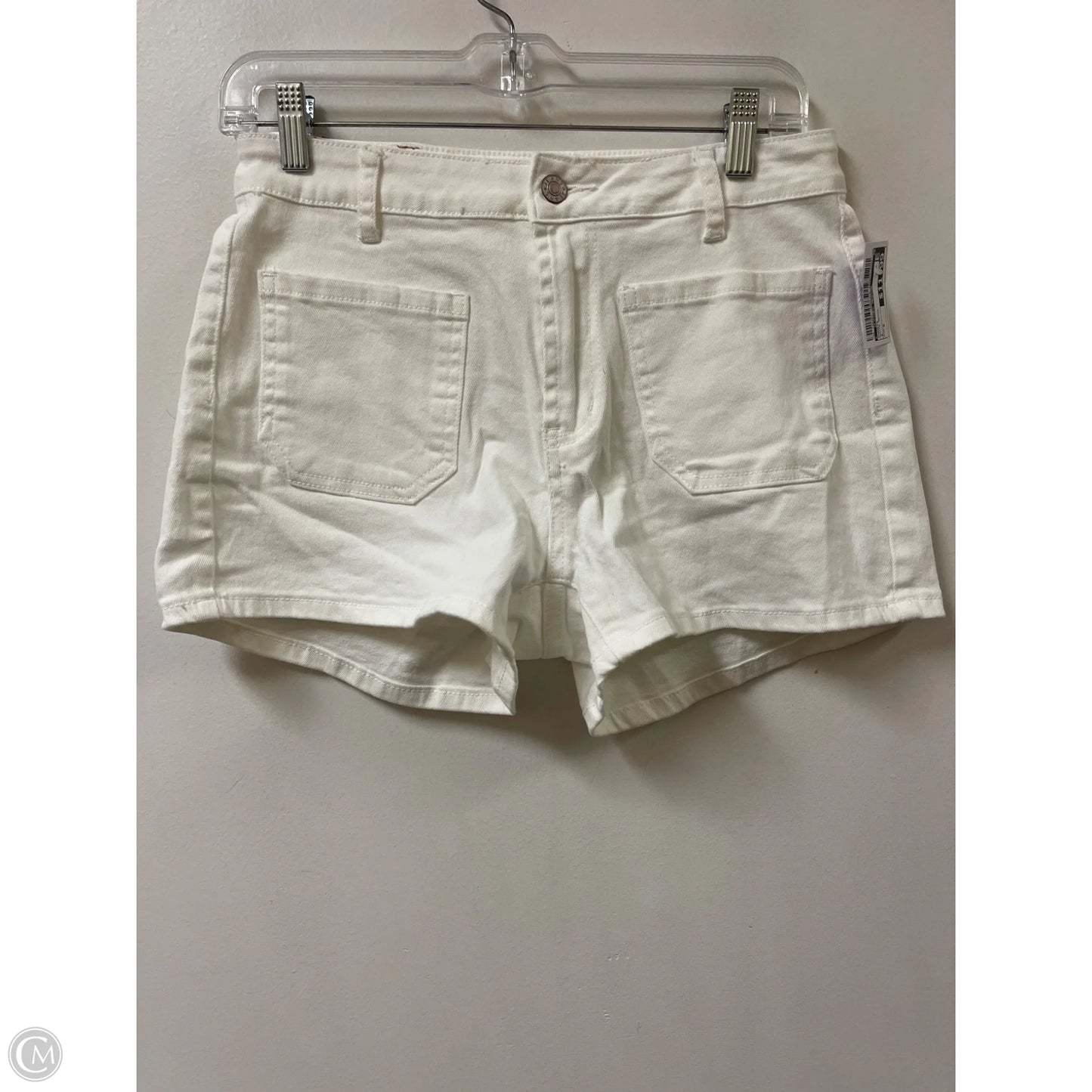 Shorts By Clothes Mentor In White Denim, Size: 8