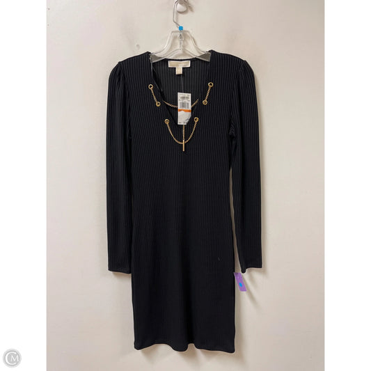 Dress Casual Midi By Michael By Michael Kors In Black, Size: S