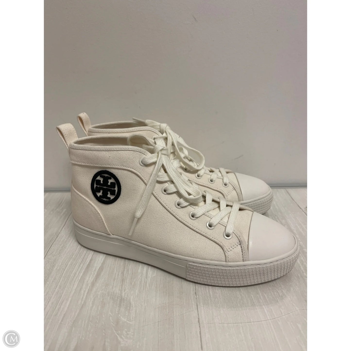 Shoes Designer By Tory Burch In Cream, Size: 8