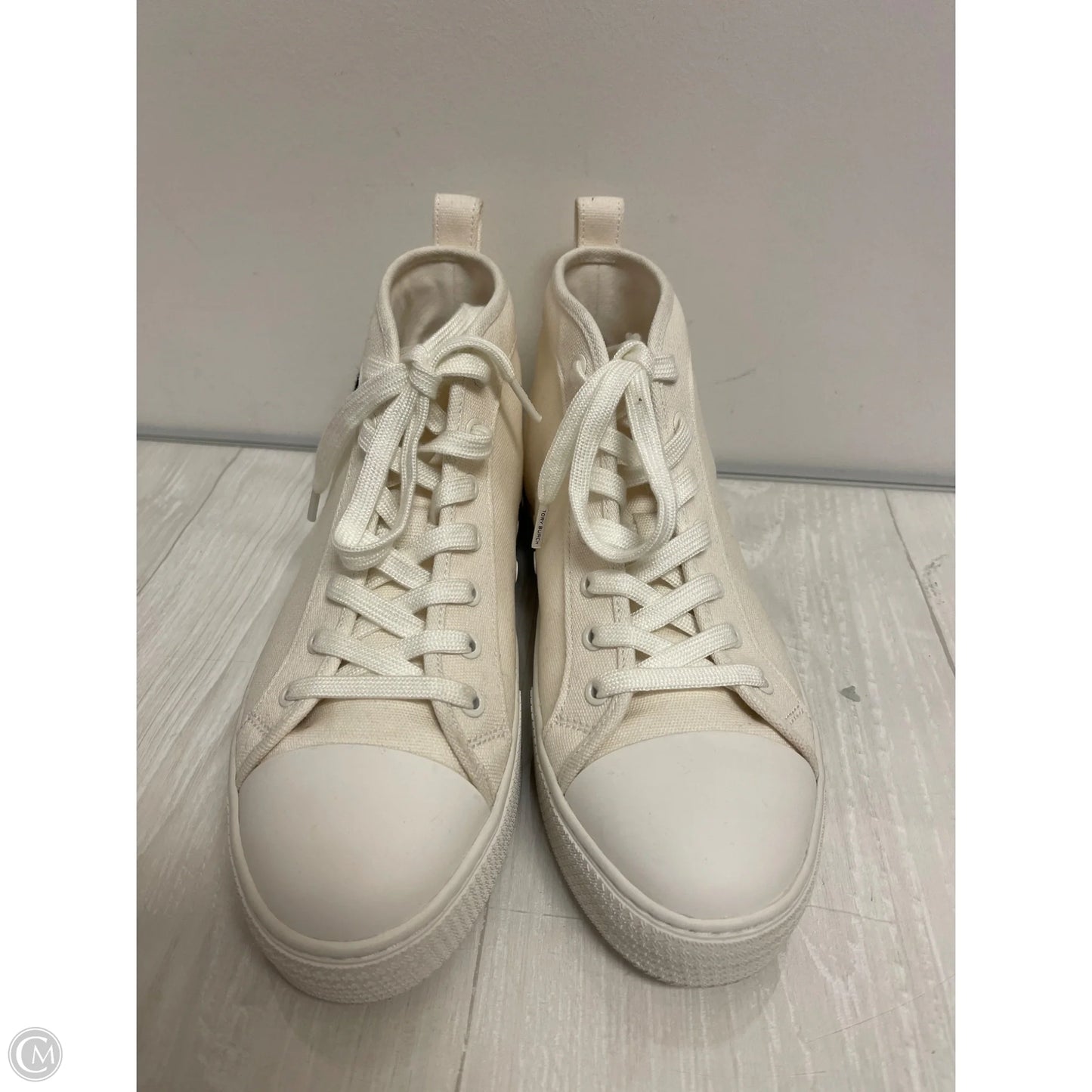 Shoes Designer By Tory Burch In Cream, Size: 8