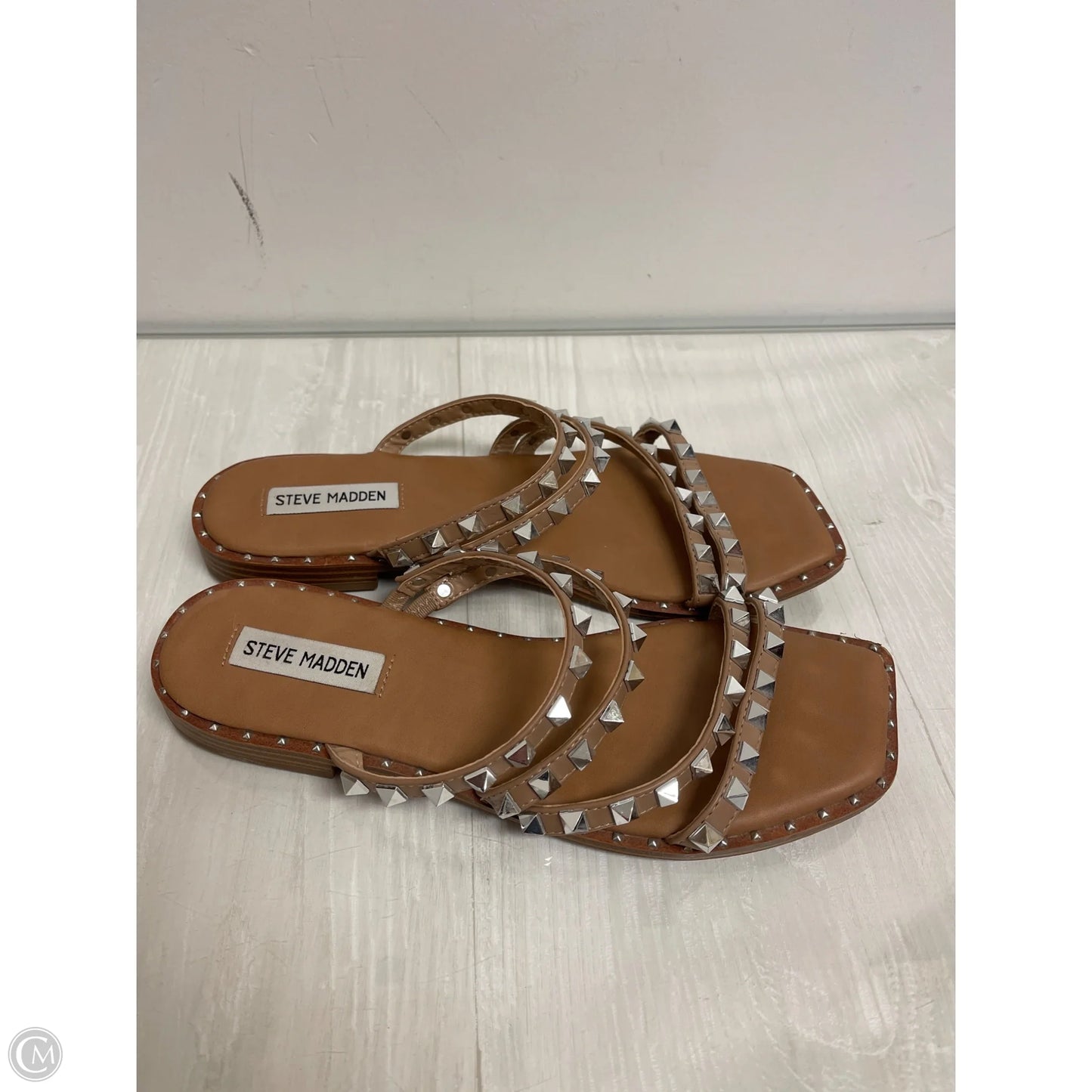 Sandals Flats By Steve Madden In Cream, Size: 9.5