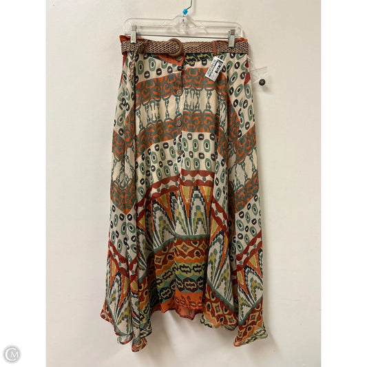 Skirt Maxi By Clothes Mentor In Multi-colored, Size: 12
