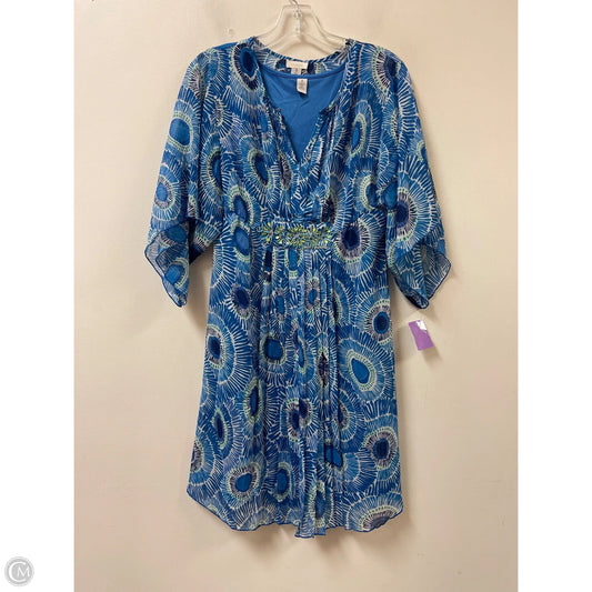 Dress Set 2pc By Chicos In Blue & White, Size: S