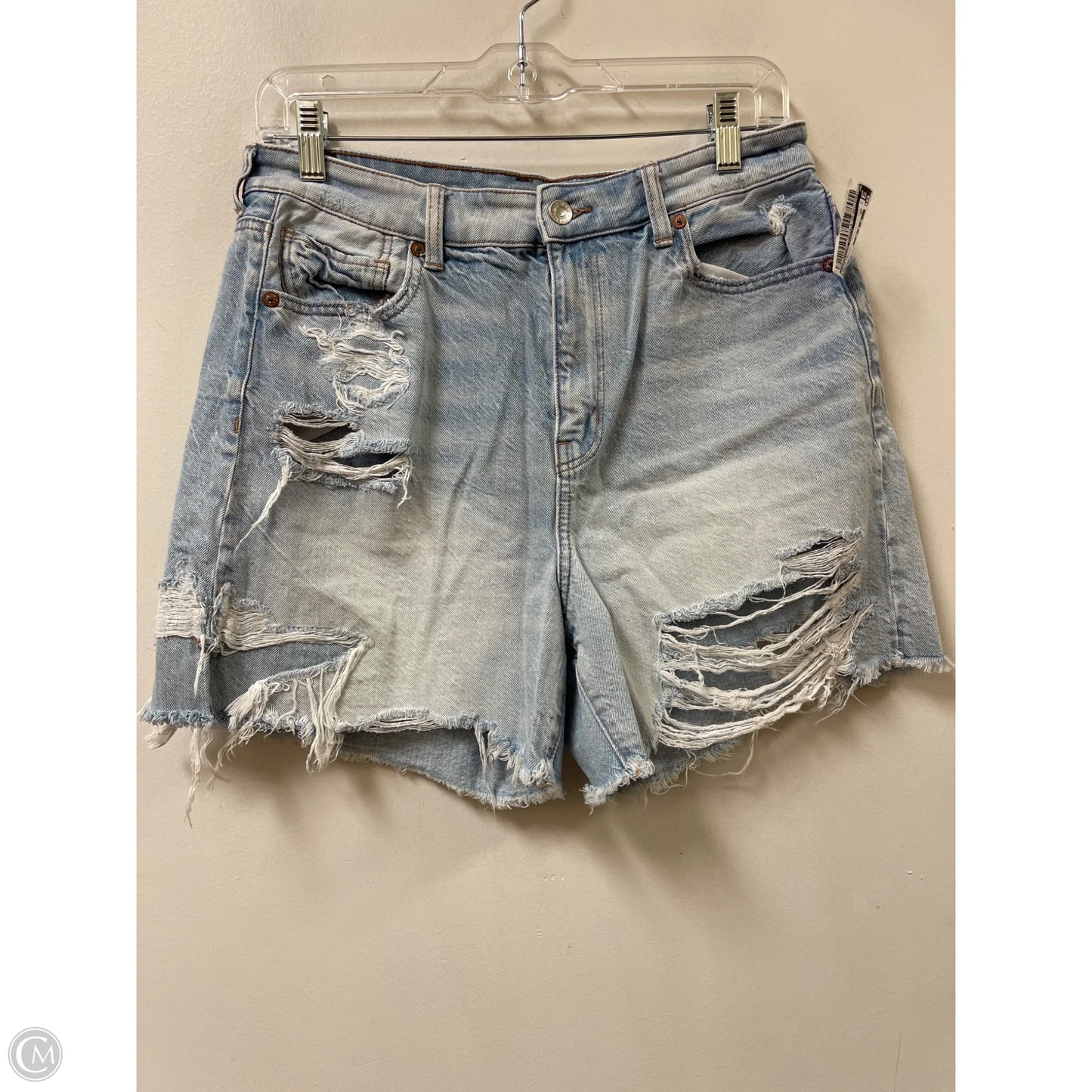Shorts By American Eagle In Blue Denim, Size: 10