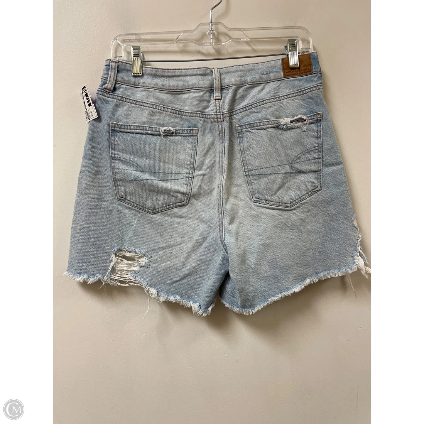 Shorts By American Eagle In Blue Denim, Size: 10