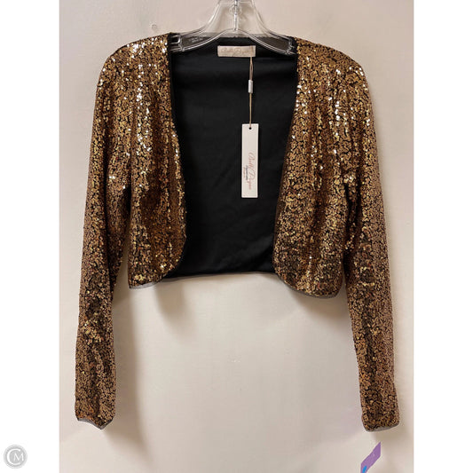 Cardigan By Clothes Mentor In Gold, Size: S