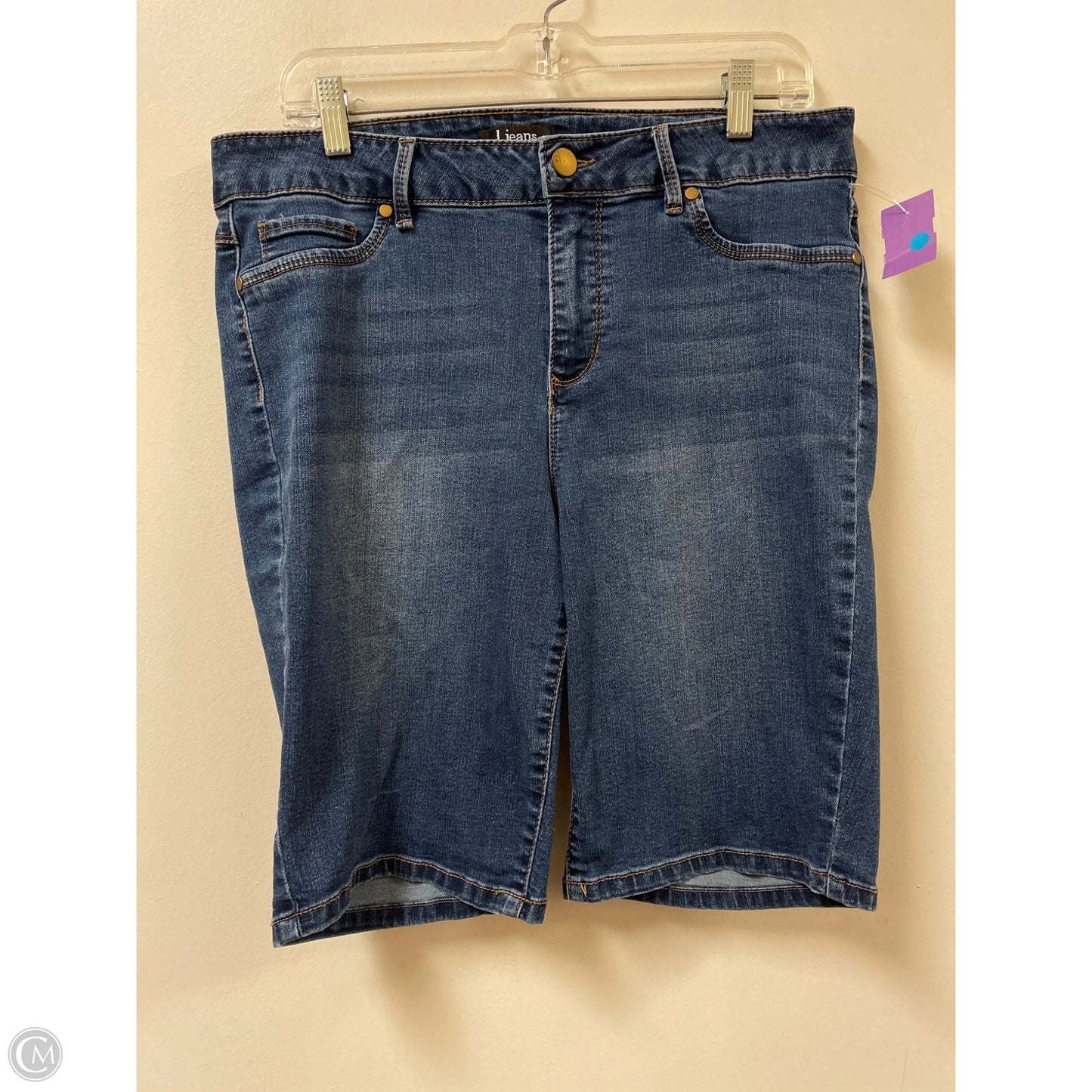 Shorts By D Jeans In Blue Denim, Size: 16