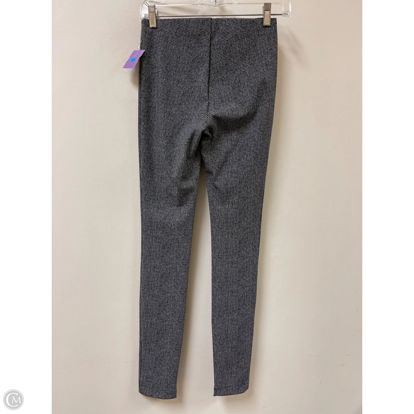 Pants Leggings By Theory In Black & Grey, Size: 4p