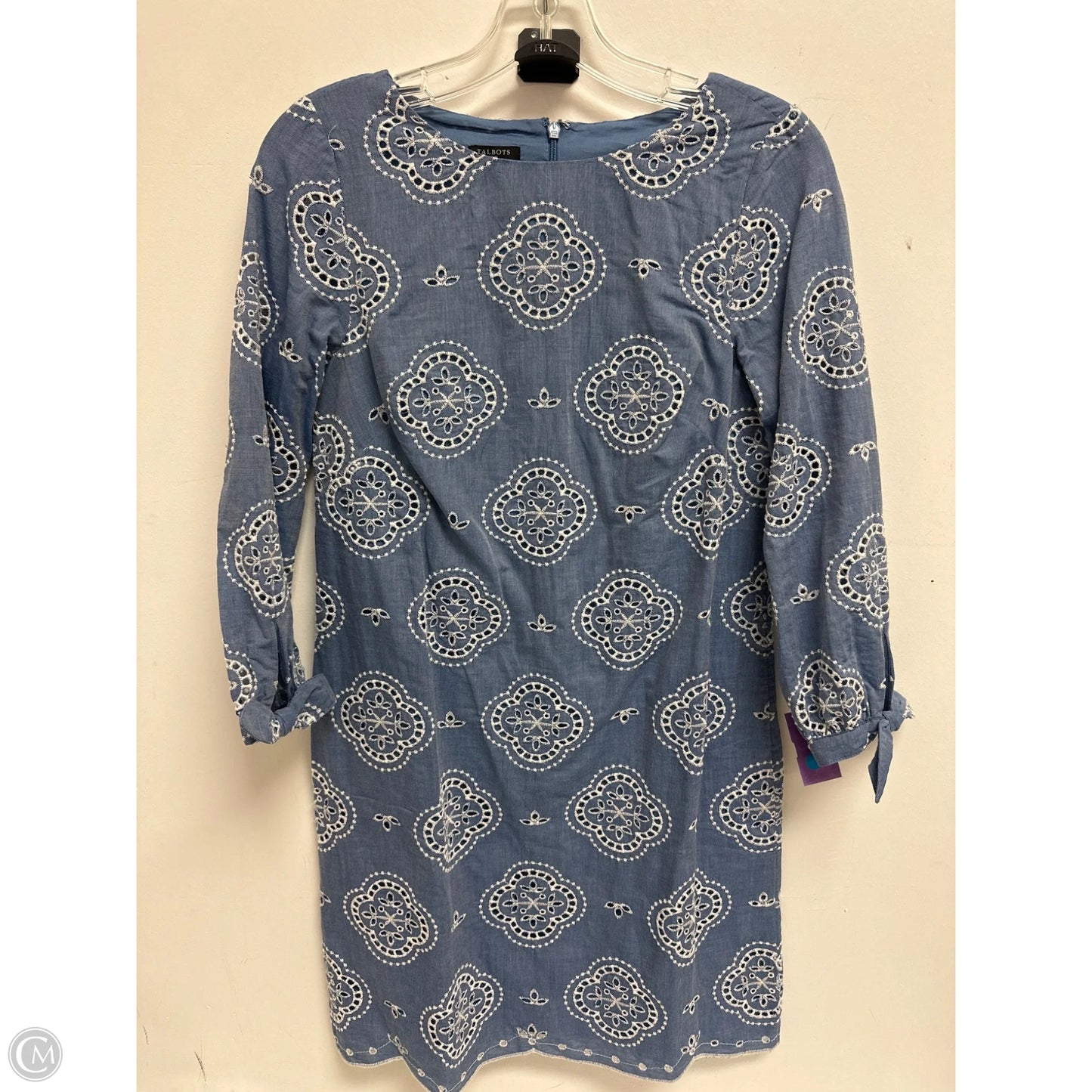 Dress Casual Short By Talbots In Blue & White, Size: Xsp