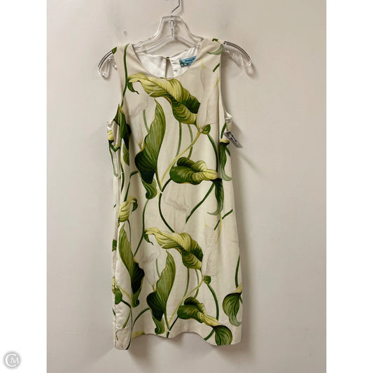 Dress Casual Short By Tommy Bahama In Cream & Green, Size: Xs