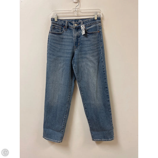 Jeans Straight By Old Navy In Blue Denim, Size: 2p