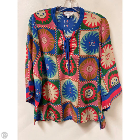 Top Long Sleeve By Johnny Was In Multi-colored, Size: Xs