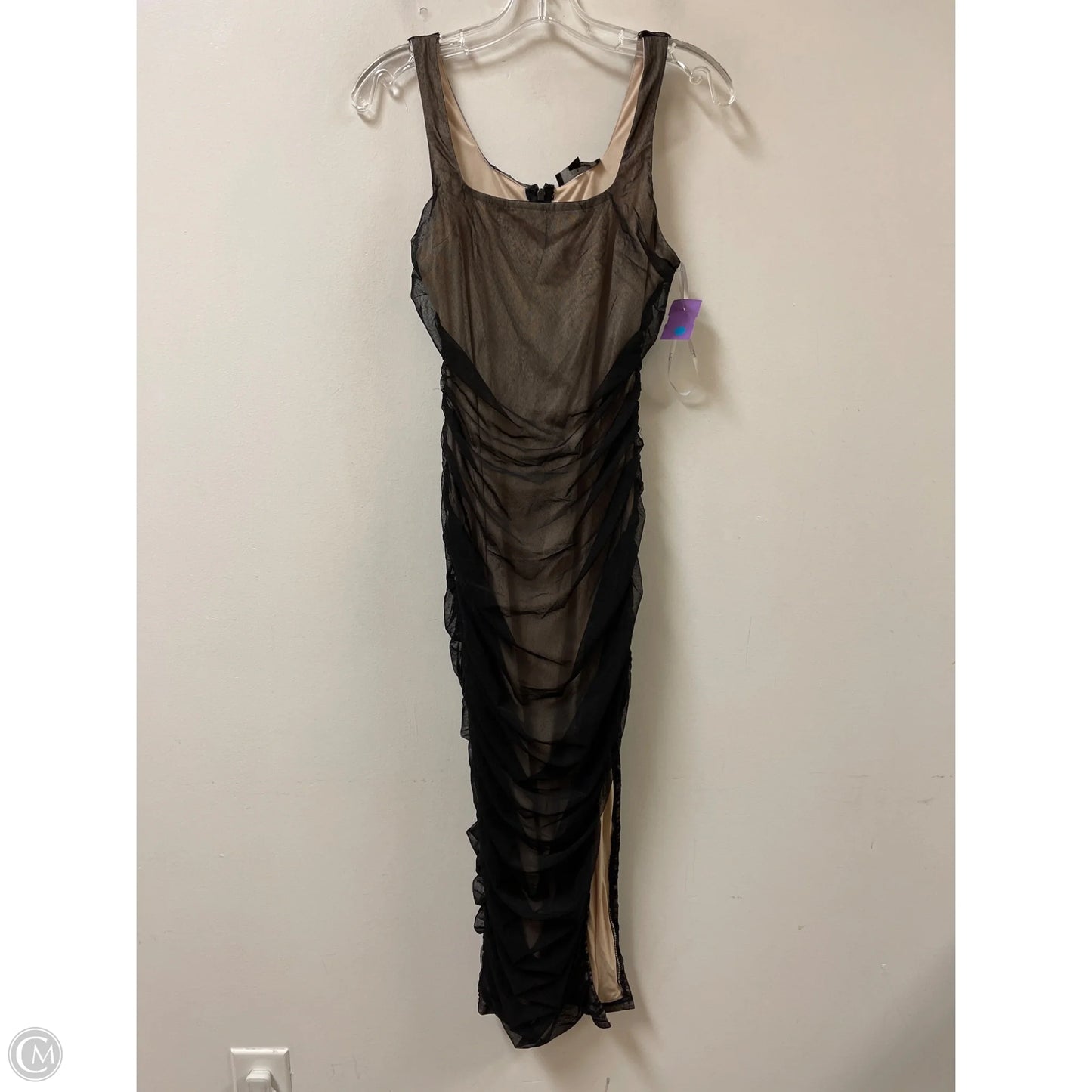 Dress Casual Maxi By Lulus In Black & Cream, Size: M