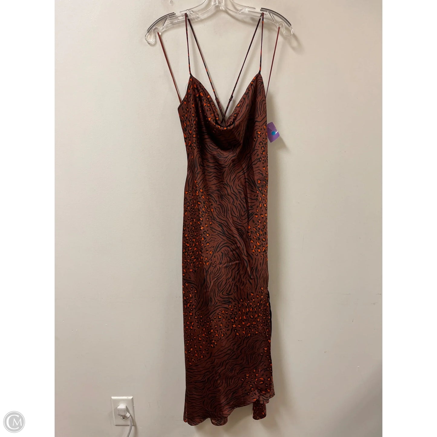 Dress Casual Maxi By Astr In Animal Print, Size: L