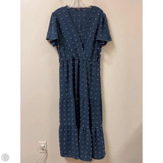 Dress Casual Maxi By Clothes Mentor In Navy, Size: Xl
