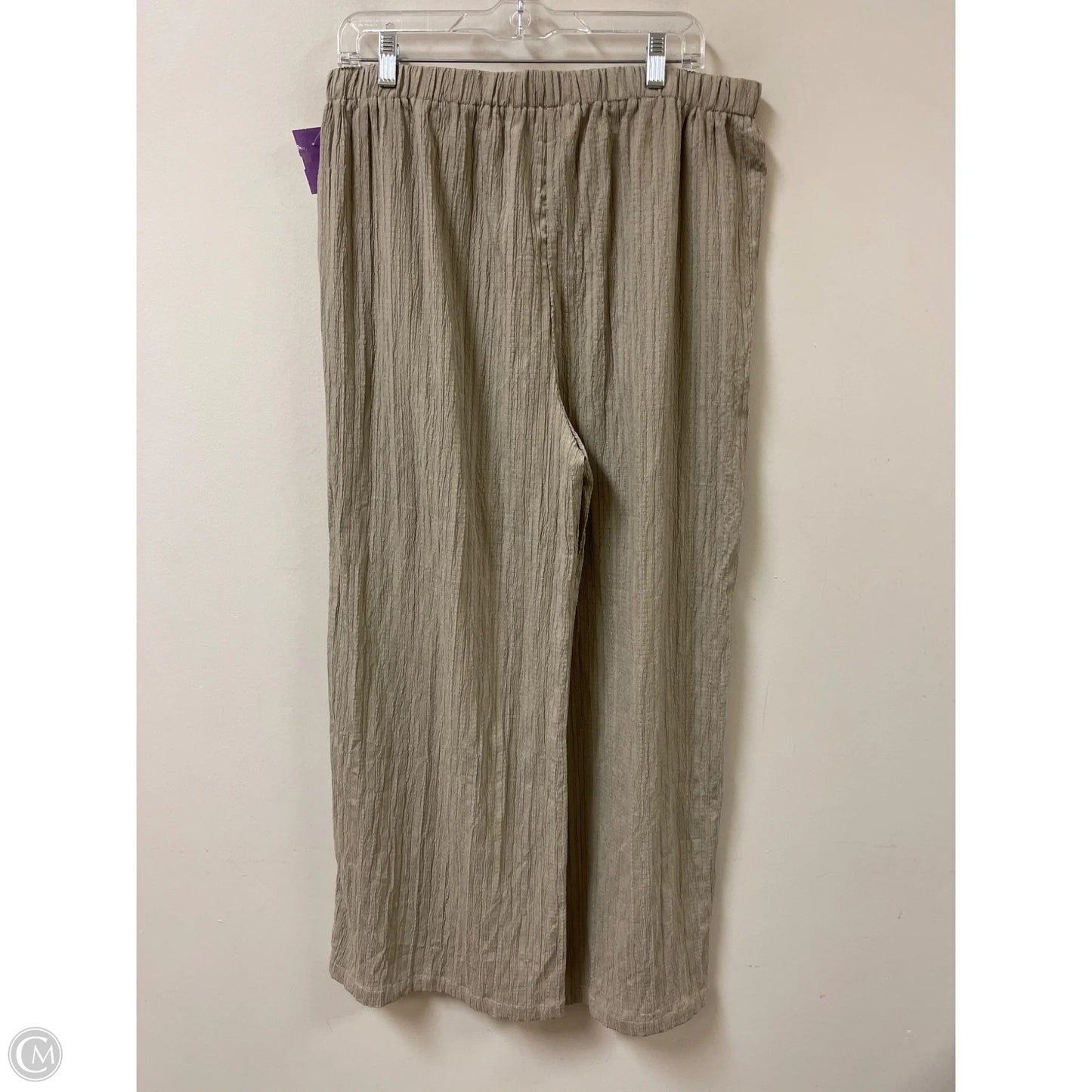 Pants Wide Leg By Clothes Mentor In Cream, Size: 16
