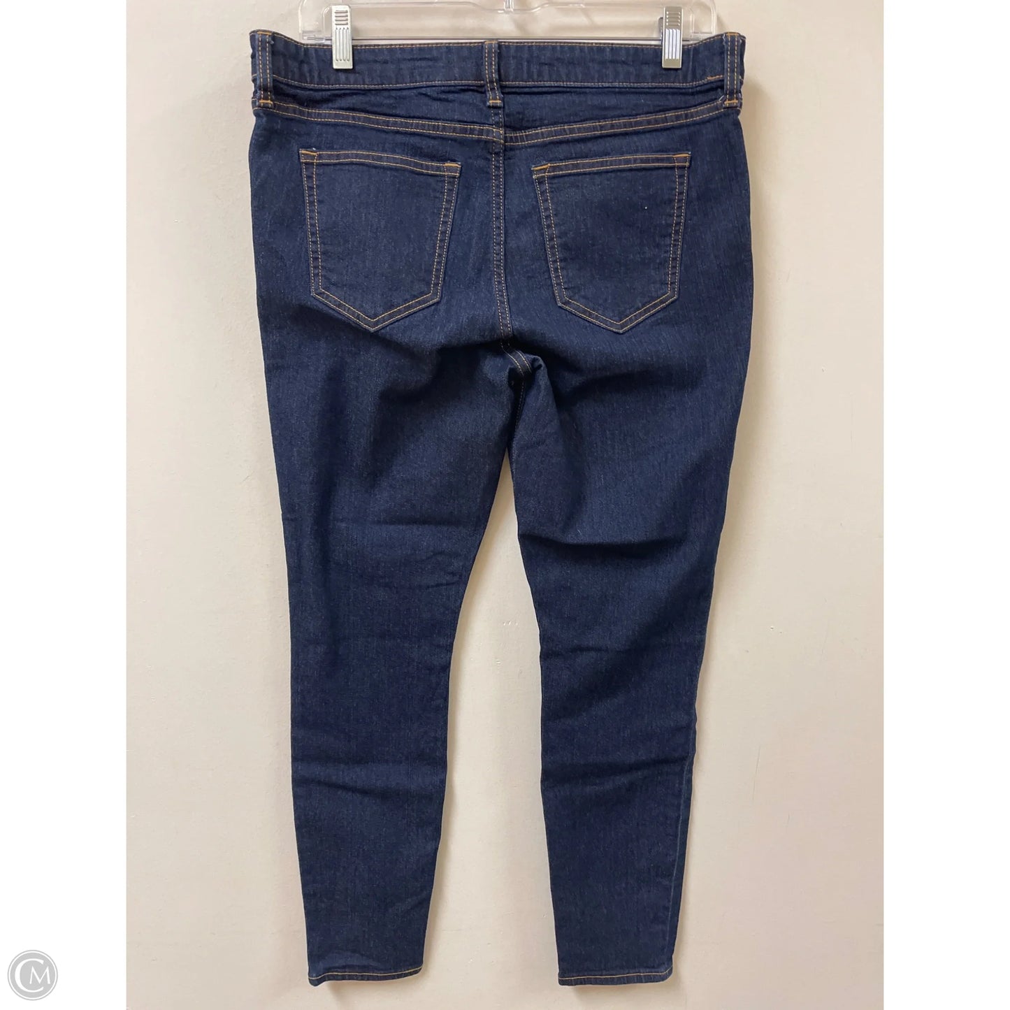 Jeans Skinny By Gap In Blue Denim, Size: 10