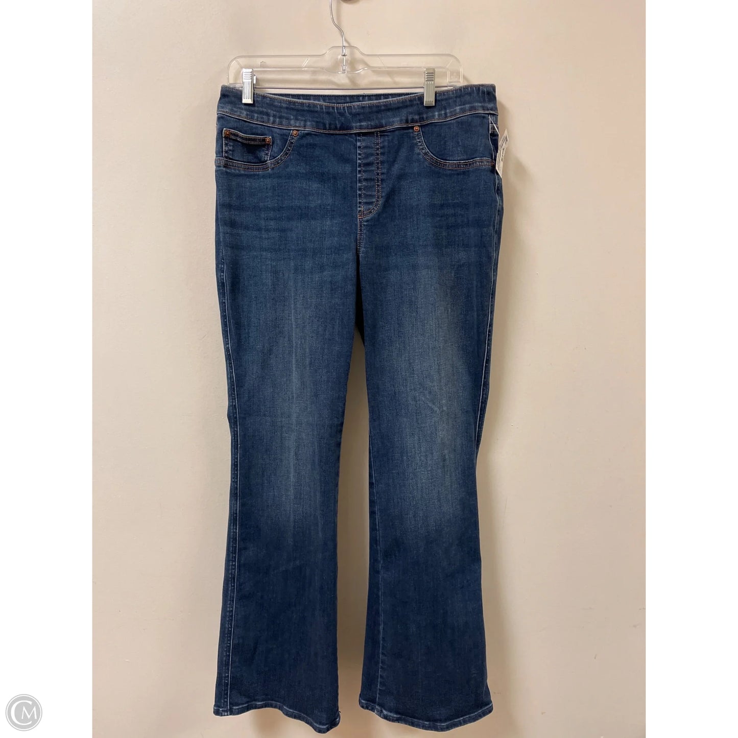 Jeans Boot Cut By Chicos In Blue Denim, Size: 10