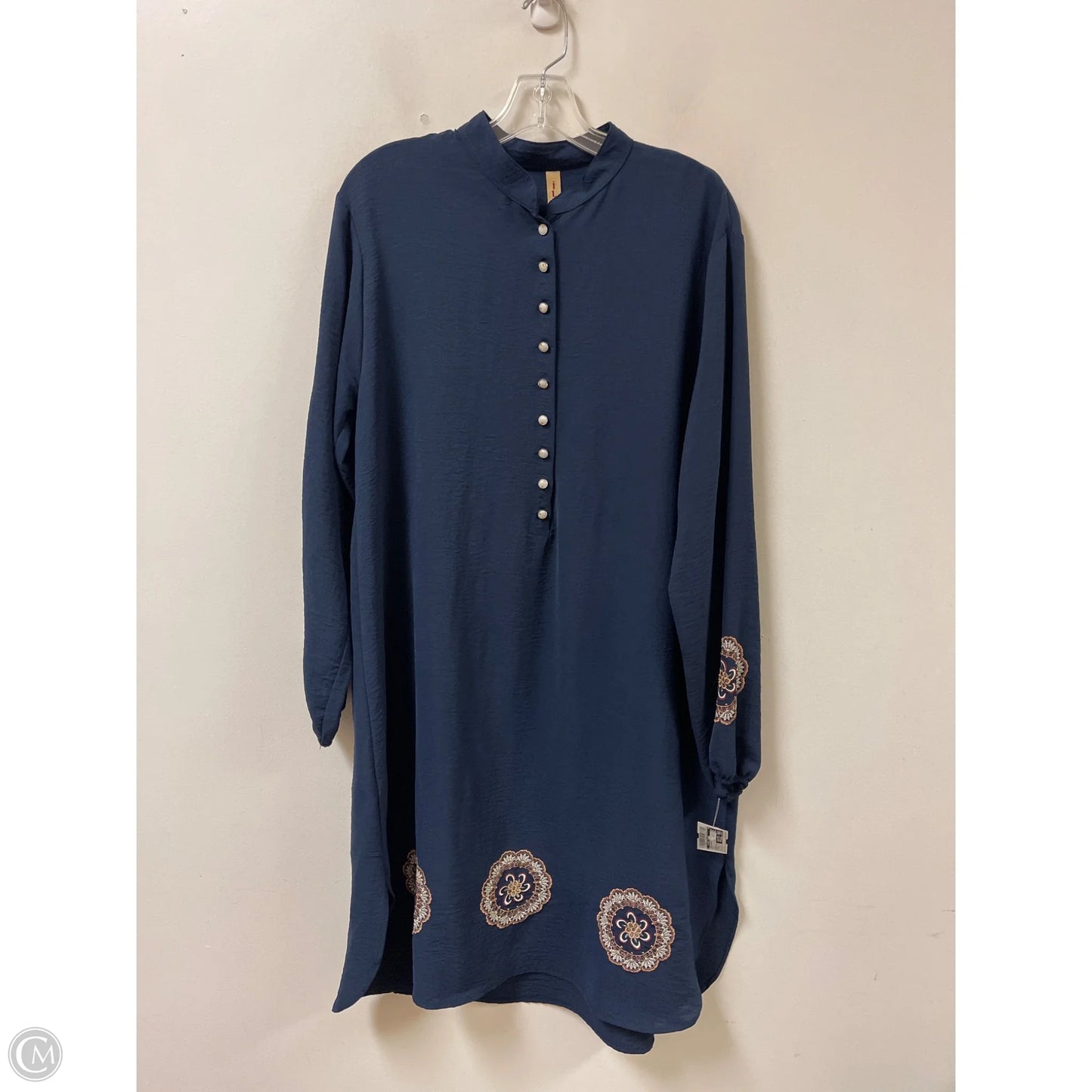 Dress Casual Midi By Clothes Mentor In Navy, Size: Xl