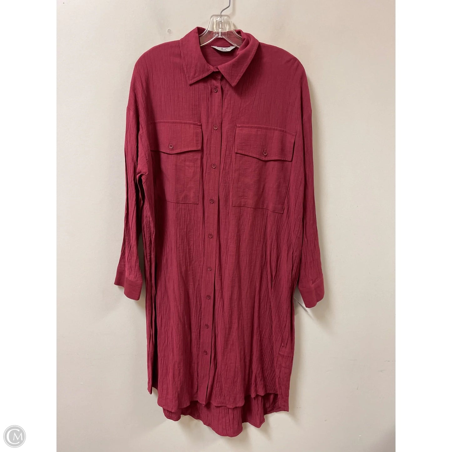 Dress Casual Midi By Clothes Mentor In Red, Size: Xl