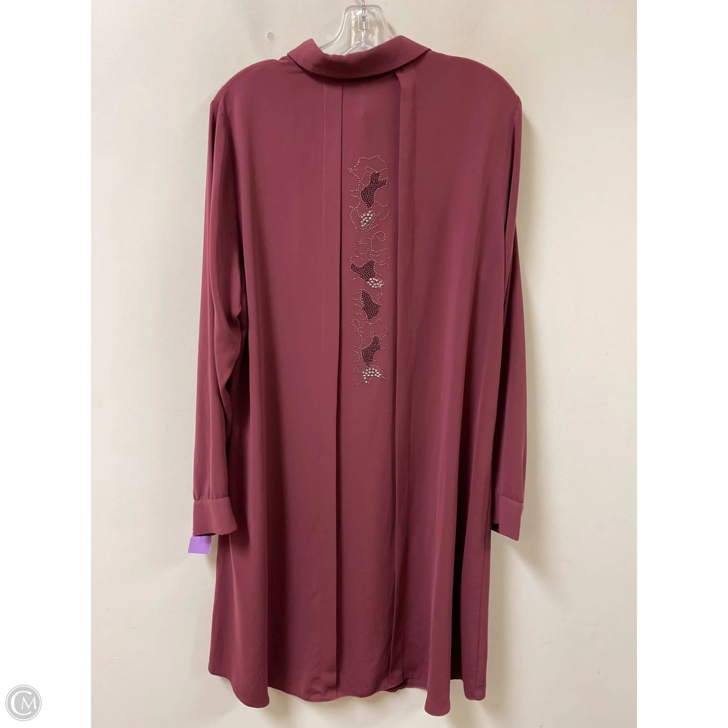 Dress Casual Midi By Clothes Mentor In Purple, Size: Xl