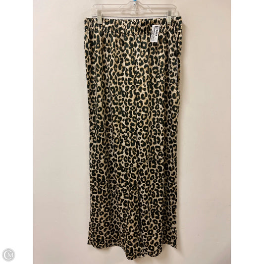 Pants Wide Leg By Haute Monde In Animal Print, Size: 16