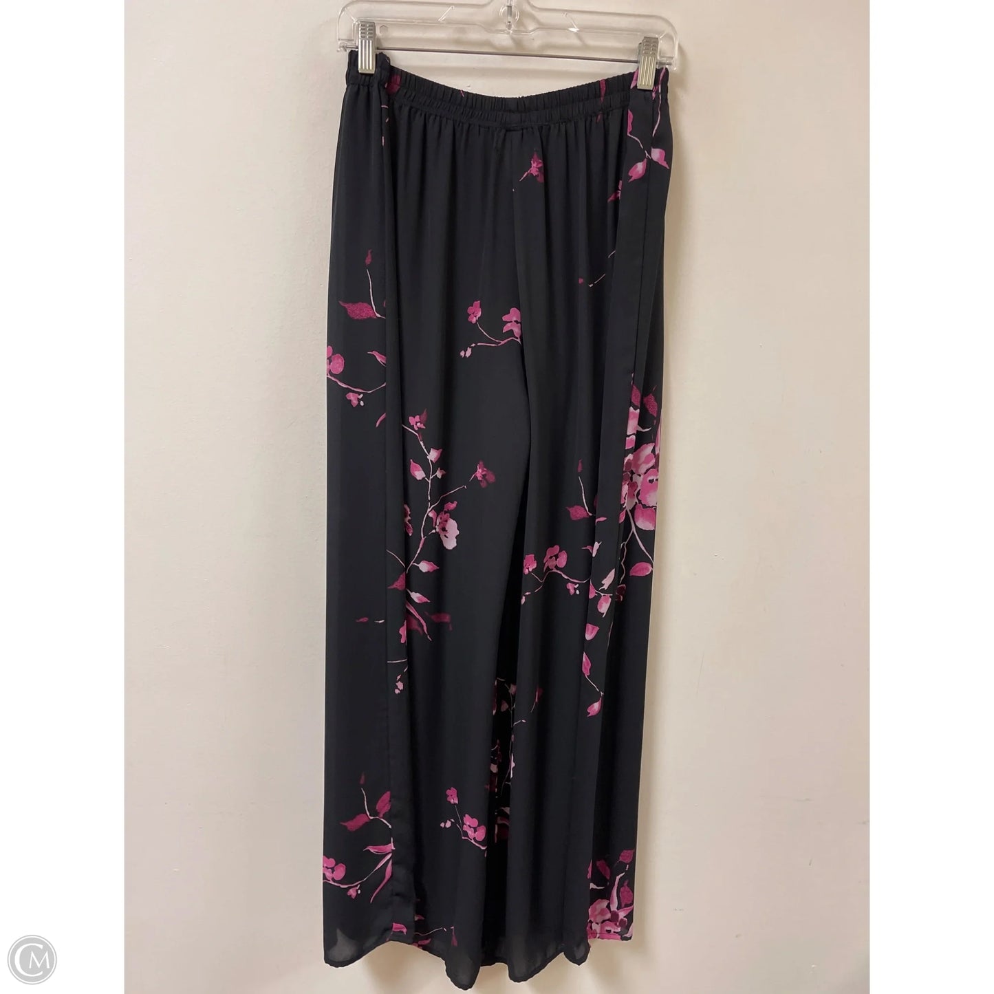 Pants Wide Leg By Clothes Mentor In Black & Purple, Size: 16