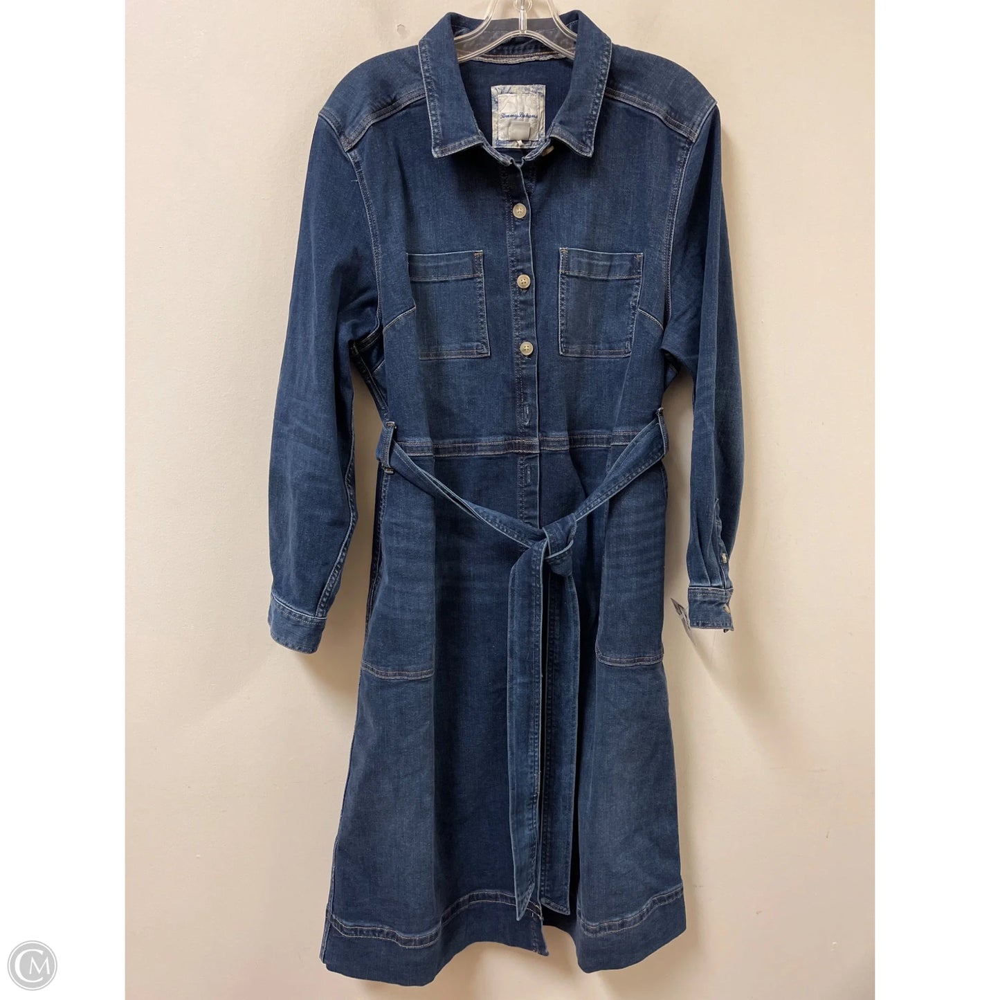 Dress Casual Midi By Tommy Bahama In Blue Denim, Size: Xl