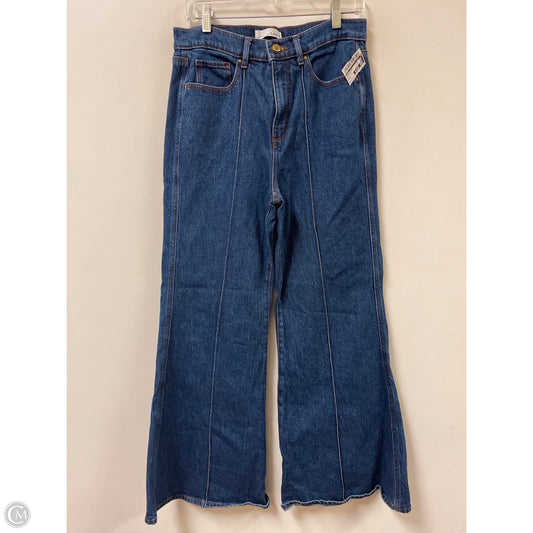 Jeans Flared By Loft In Blue Denim, Size: 6
