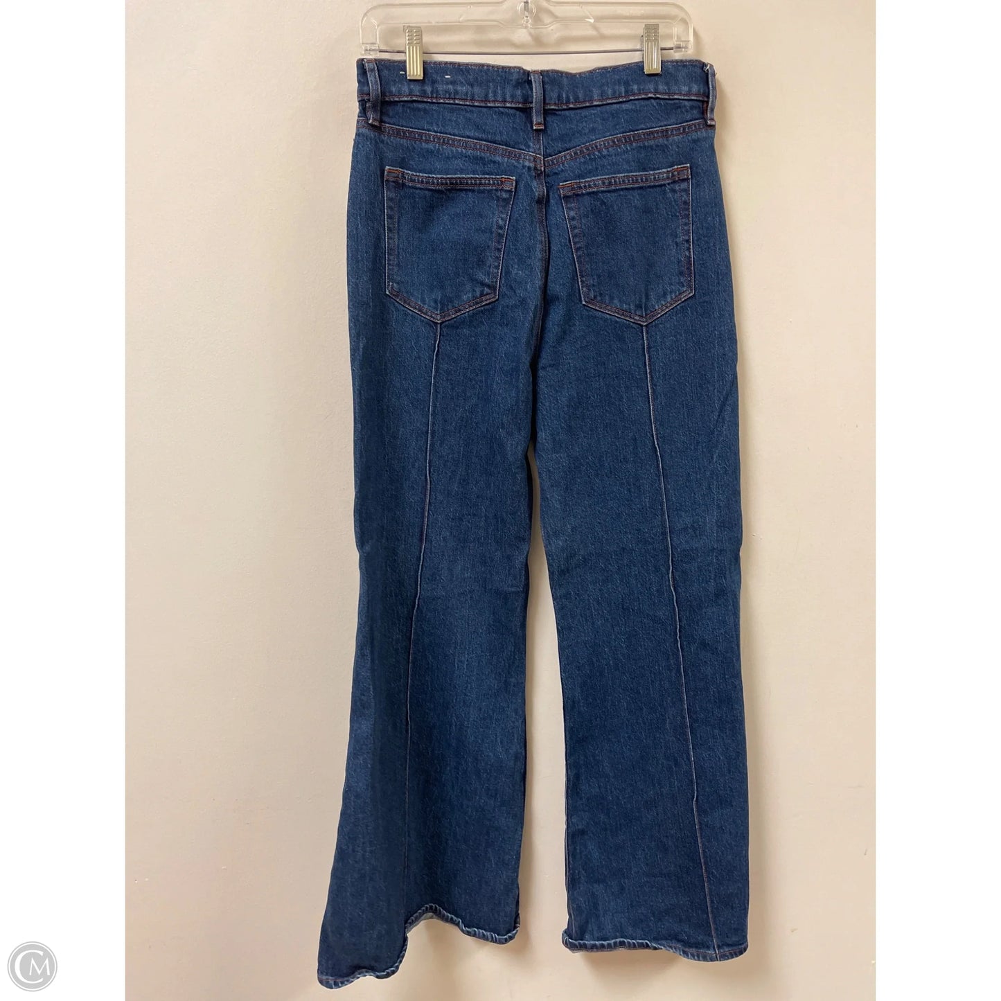 Jeans Flared By Loft In Blue Denim, Size: 6