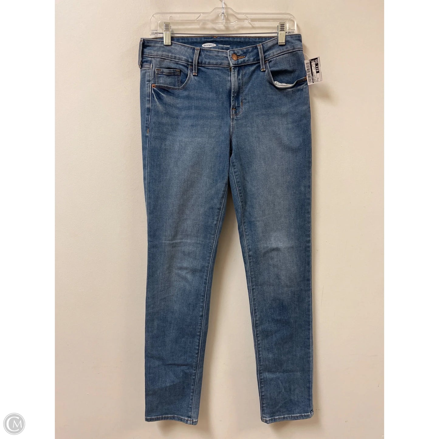 Jeans Straight By Old Navy In Blue Denim, Size: 8