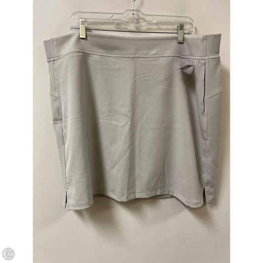 Athletic Skort By 32 Degrees In Cream, Size: 1x