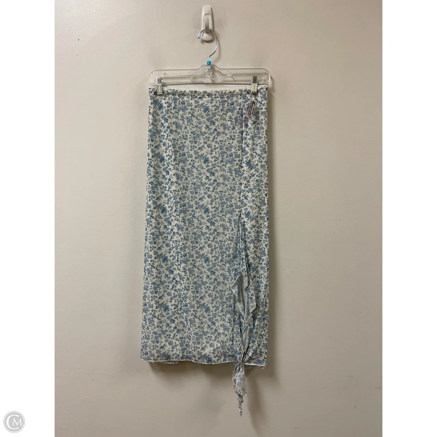 Skirt Maxi By Arula In Blue & White, Size: 20