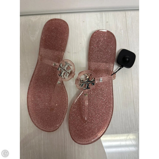Sandals Designer By Tory Burch In Pink, Size: 10