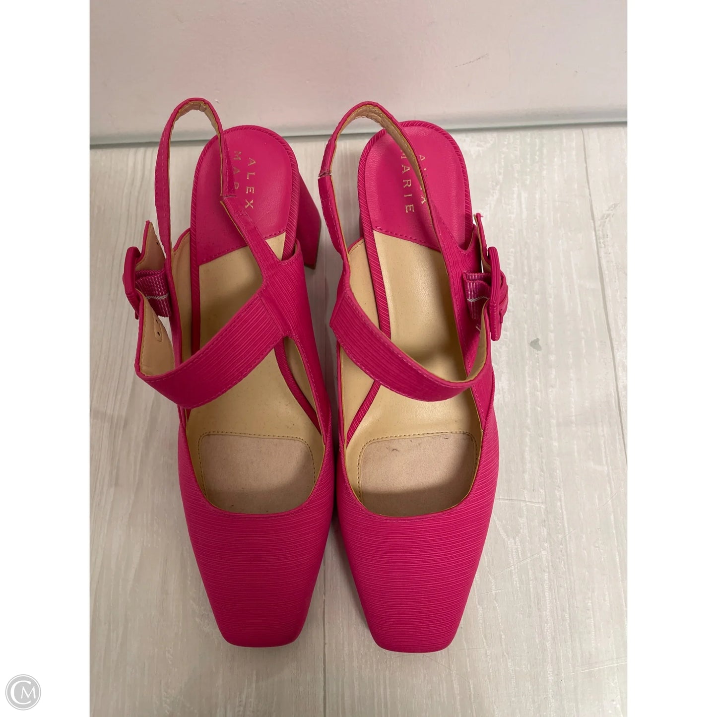Shoes Heels Block By Alex Marie In Pink, Size: 8.5