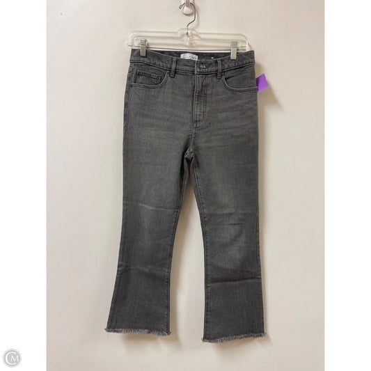 Jeans Cropped By Loft In Grey Denim, Size: 2