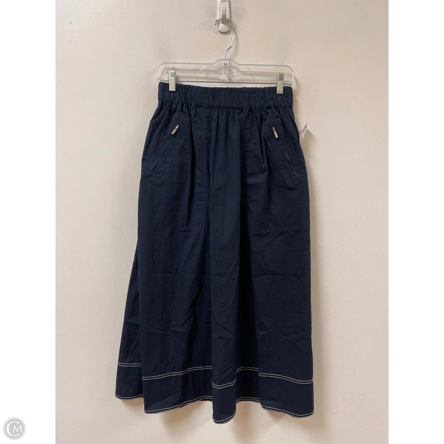 Skirt Maxi By Banana Republic In Navy, Size: 2