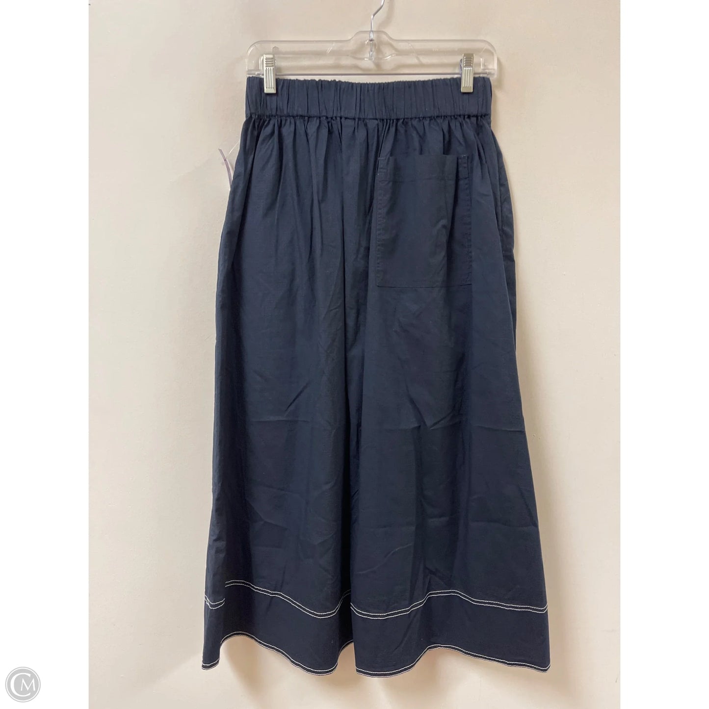 Skirt Maxi By Banana Republic In Navy, Size: 2