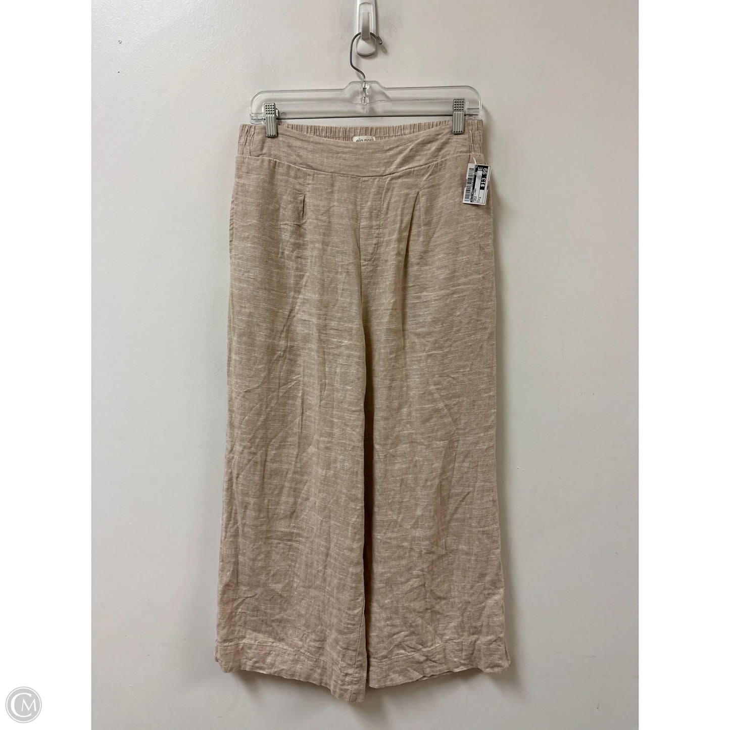 Pants Linen By Ella Moss In Cream, Size: 4
