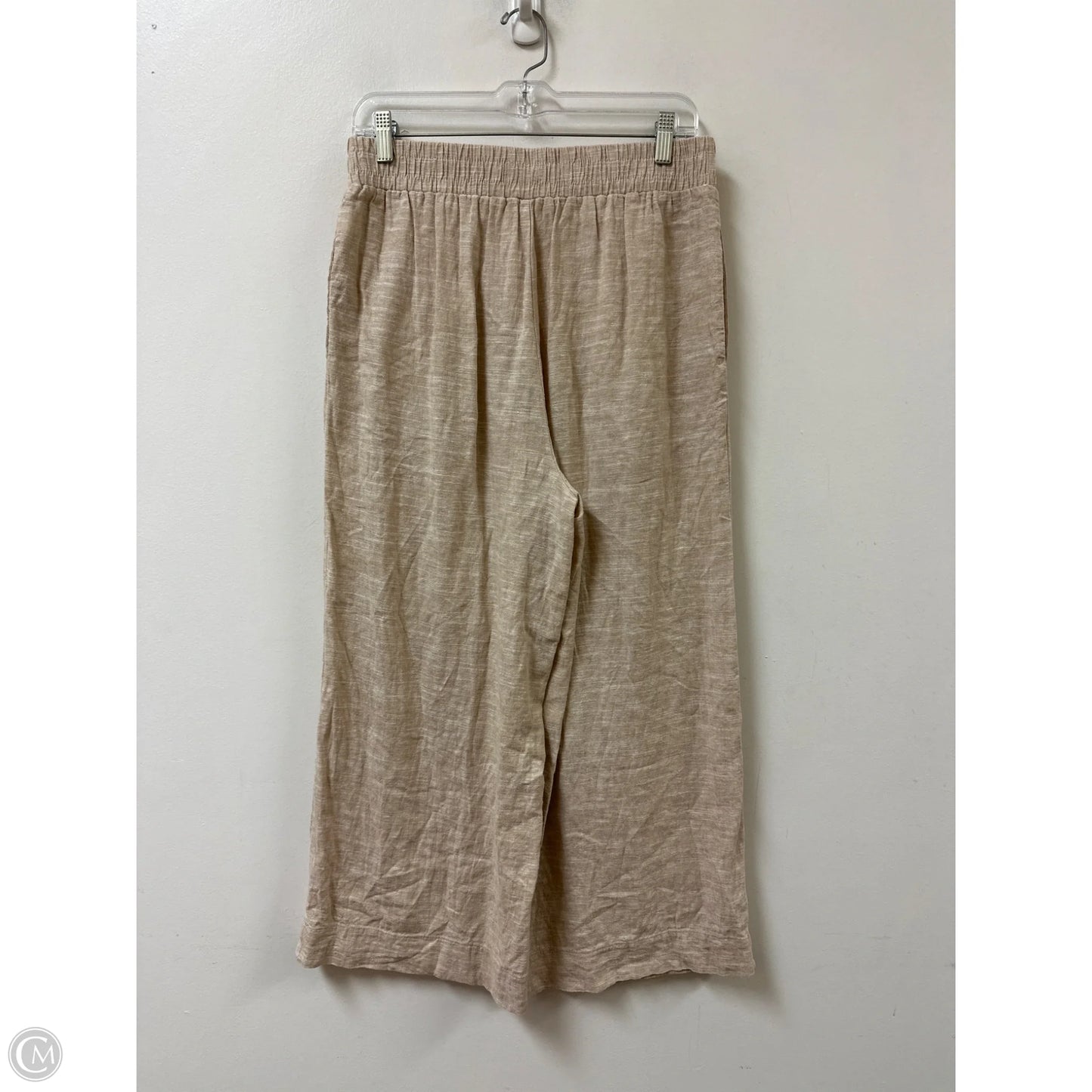 Pants Linen By Ella Moss In Cream, Size: 4