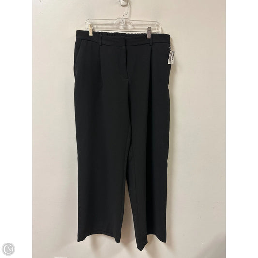 Pants Wide Leg By Dkny In Black, Size: 14