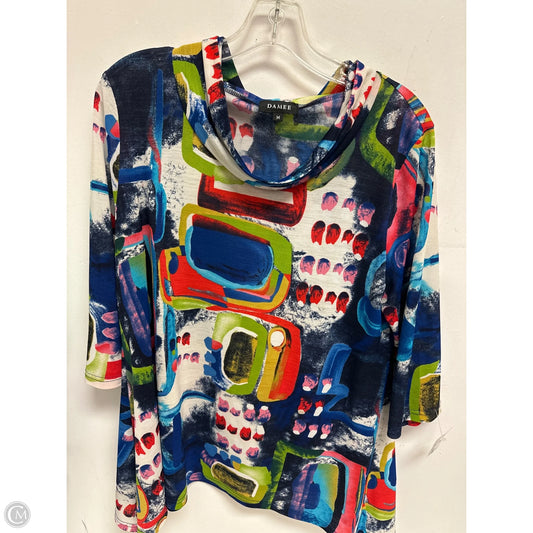 Top Long Sleeve By Clothes Mentor In Multi-colored, Size: M