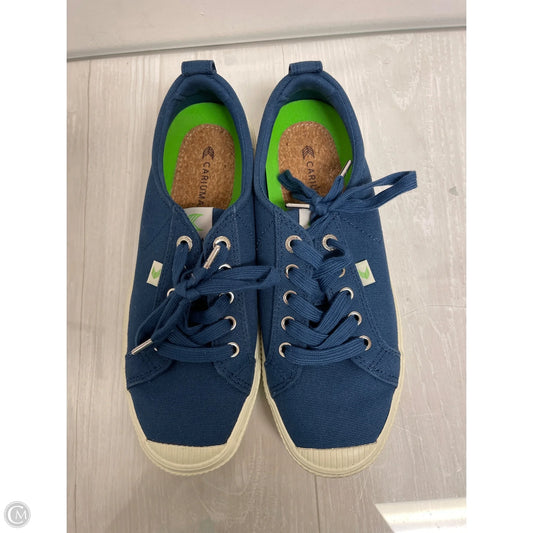 Shoes Sneakers By Cariuma In Blue, Size: 9