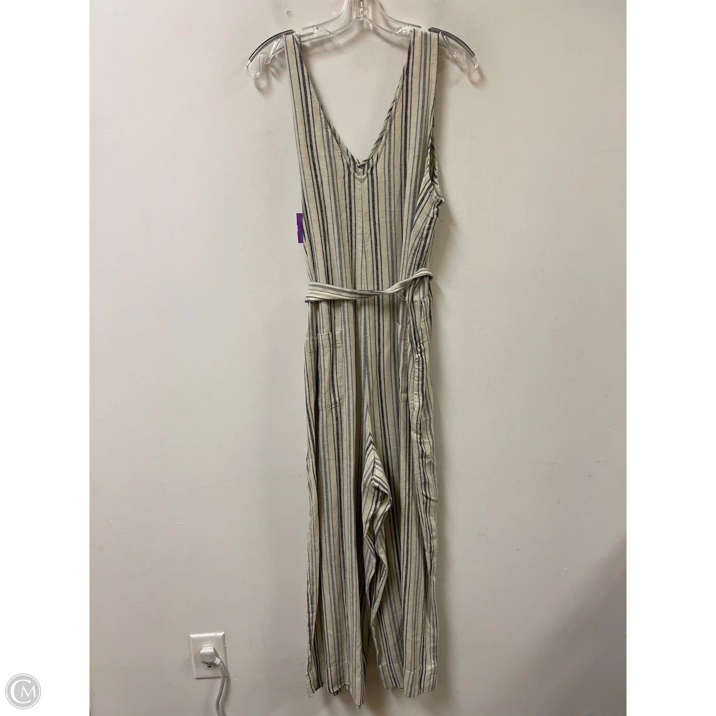 Jumpsuit By Sonoma In Striped Pattern, Size: L
