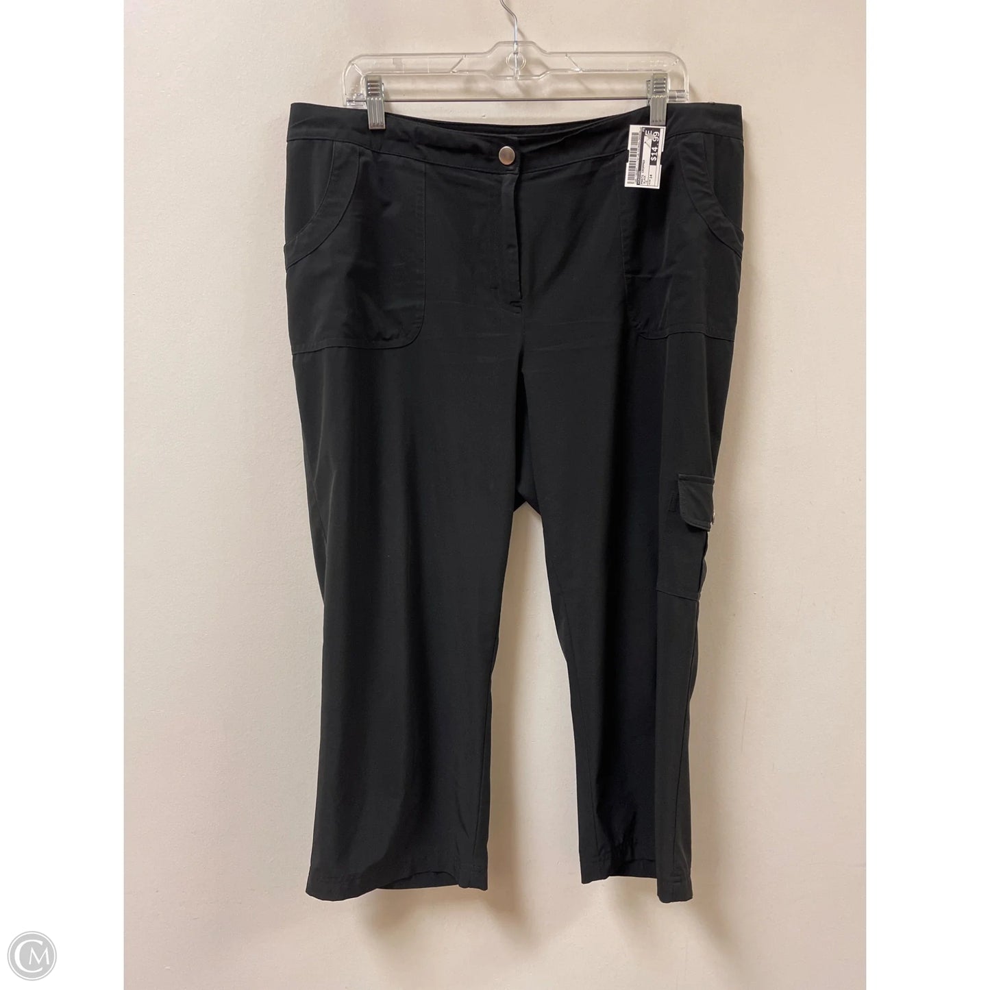 Pants Cropped By Chicos In Black, Size: 14