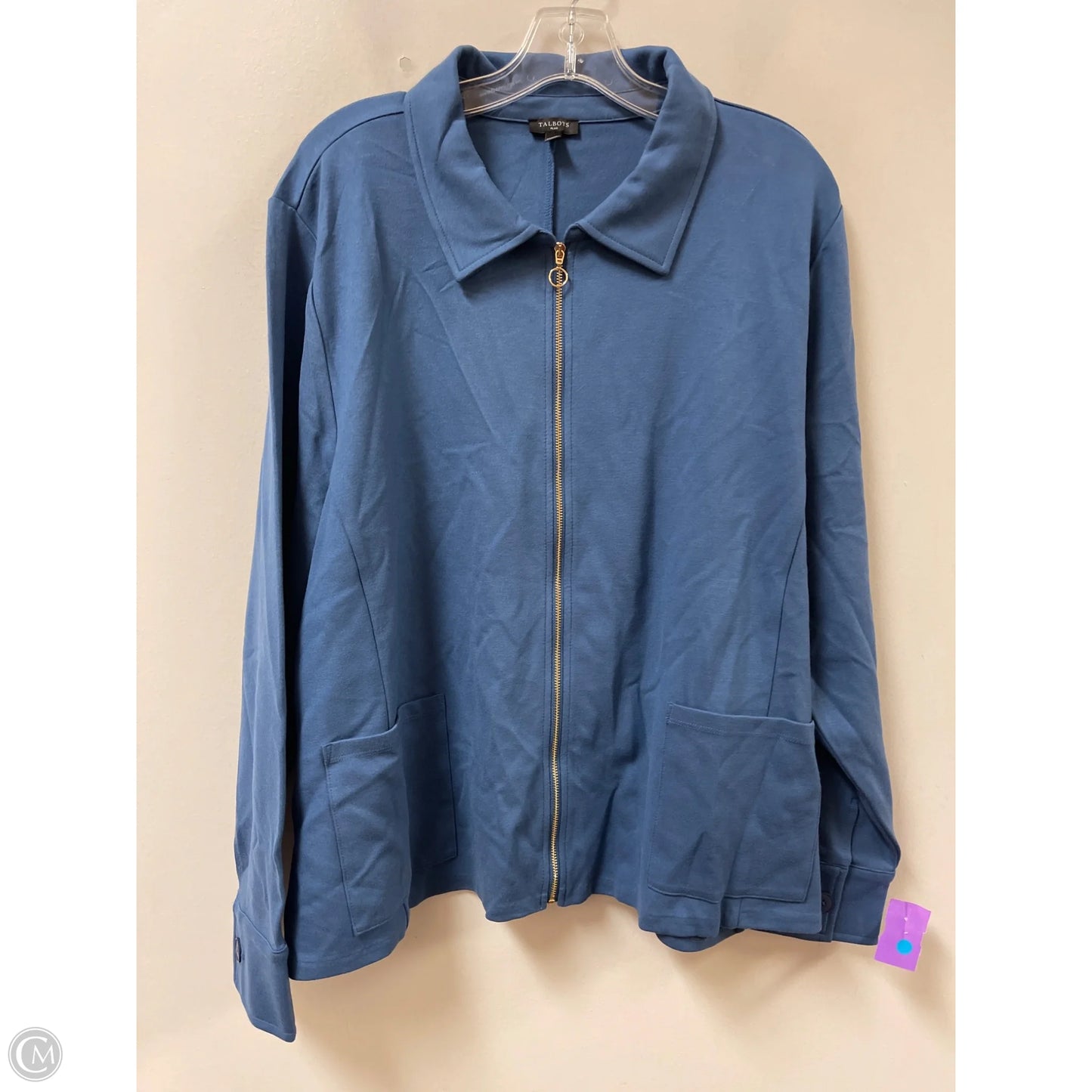 Jacket Other By Talbots In Blue, Size: 3x