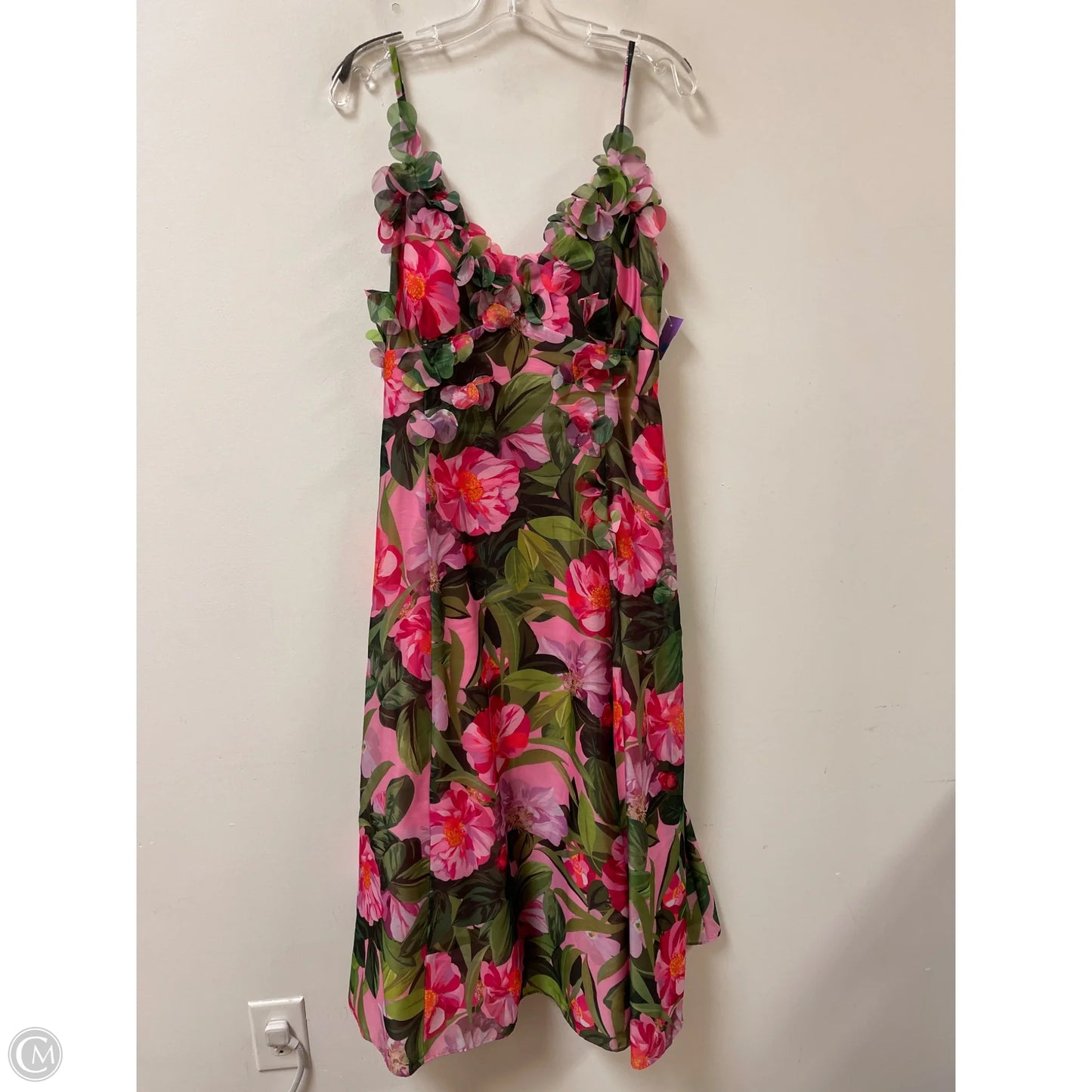 Dress Casual Maxi By Alex Marie In Floral Print, Size: L